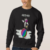 Sweatshirt Dancing Penguin Fun Animals (Devant)