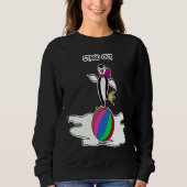 Sweatshirt Dancing Penguin Fun Animals (Devant)