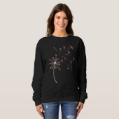 Sweatshirt Dandelion Exotic Bird Zoo Animal Flamant rose Trop (Devant entier)