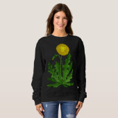 Sweatshirt DANDY LION Dandelion FUNNY SURREAL GARDEN WEEN (Devant entier)