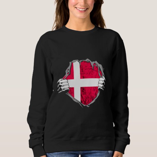 Sweatshirt Danemark Danmark Pride Danmark Roots (Devant)