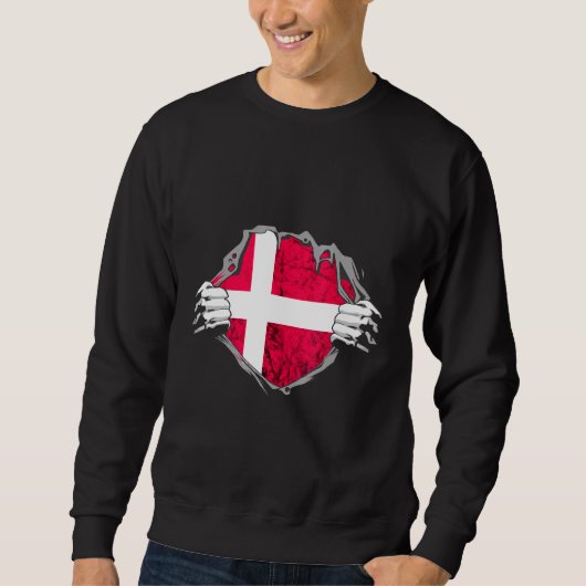Sweatshirt Danemark Danmark Pride Danmark Roots (Devant)