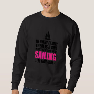 Sweatshirt Dans chaque famille il y a une fille obsédée par 