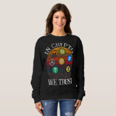 Sweatshirt Dans Crypto nous faisons confiance Bitcoin Cryptod (Devant entier)