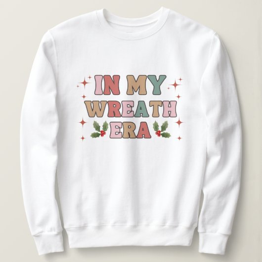 Sweatshirt Dans mon ère de couronne (Design devant)