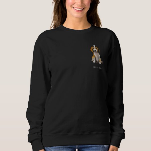 Sweatshirt Dans mon ère de maman Beagle (Devant)