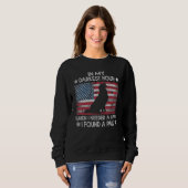 Sweatshirt Dans mon heure la plus sombre, quand j'avais besoi (Devant entier)