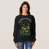 Sweatshirt Dans Une Relation Avec Le Jardin Plante Pla Fleur (Devant entier)