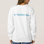 Sweatshirt Dans une relation avec mon personnage fictif (Dos)