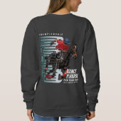Sweatshirt Danse avec Cheval (mode foncé) | Femme (Dos)