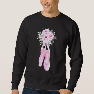 Sweatshirt Danse Ballerina Floral Ballet Chaussures