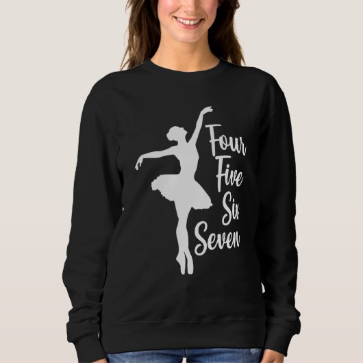 Sweatshirt Danse Ballerina Pour Danseur De Ballet (Devant)