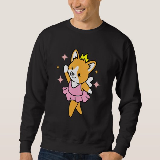 Sweatshirt Danse Corgi Ballerina (Devant)