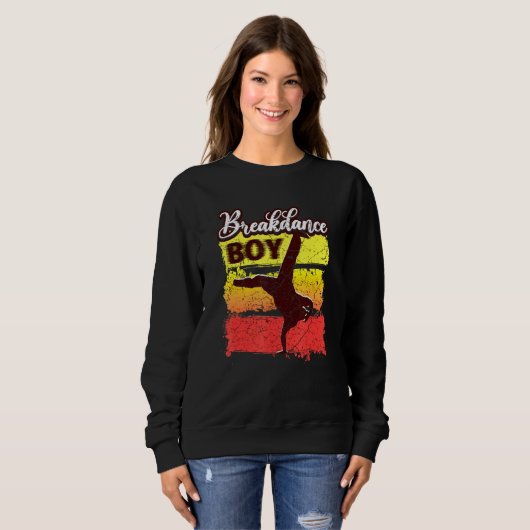Sweatshirt Danse Danser Dancing Breakdance Boy 4 (Devant entier)