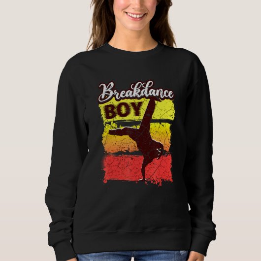 Sweatshirt Danse Danser Dancing Breakdance Boy 4 (Devant)