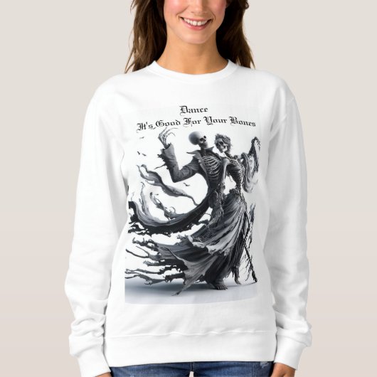 Sweatshirt Danse de squelette (Devant)