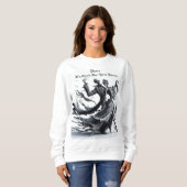 Sweatshirt Danse de squelette (Devant entier)