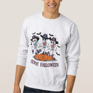 Sweatshirt Danse effrayante mignonne avec citrouille 