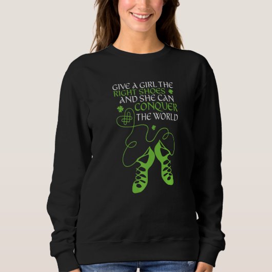 Sweatshirt Danse irlandaise Ceili Reel Dance Feed Irish Step (Devant)