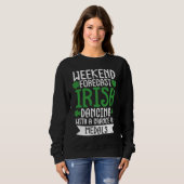Sweatshirt Danse Irlandaise Saint Patrick Reel Fille Danse Ir (Devant entier)