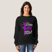 Sweatshirt Danse Maman Squad Ballet Mère Mère Jours Mère Mère (Devant entier)