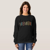 Sweatshirt Danse Memere D'une Danseuse Memere Léopard Qui Dan (Devant entier)