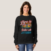 Sweatshirt Danseurs de Jitterbug avec Jitterbug (Devant entier)