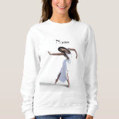 Sweatshirt Danseuse blanche Thunder_Cove (Devant)