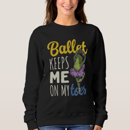 Sweatshirt Danseuse de ballet Danseuse Danse de ballet Costum (Devant)