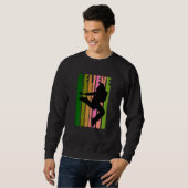 Sweatshirt Danseuse de rue Danser Motivation Vivance (Devant entier)