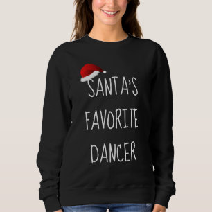 Sweatshirt Danseuse préférée de Père Noël La danse de N