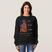 Sweatshirt DAR Motto (Filles de la révolution américaine) (Devant entier)