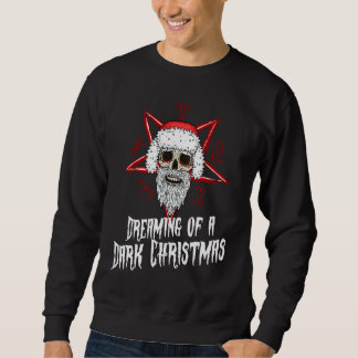 Sweatshirt Dark Gothic Christmas Krampus Santa Devil Worshipe