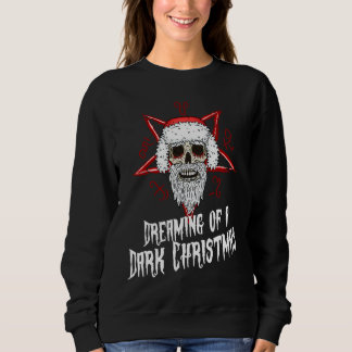 Sweatshirt Dark Gothic Christmas Krampus Santa Devil Worshipe