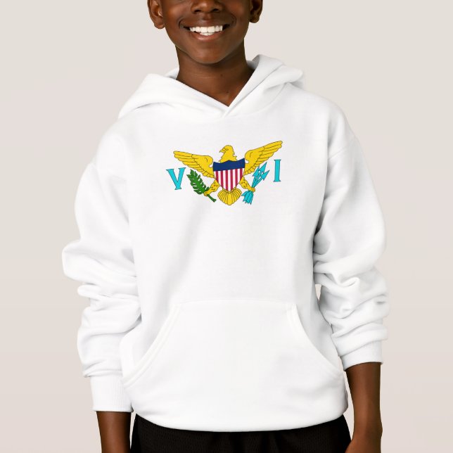 Sweatshirt d'armoiries de l'île Vierge (Devant)