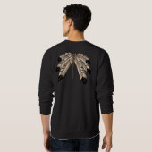 Sweatshirt d'art autochtone Esprit tribal Chemises (Dos entier)