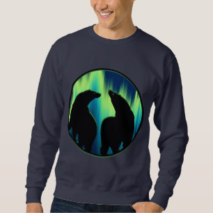 Sweatshirt d'art de l'ours Unisex Aurora Chemises 