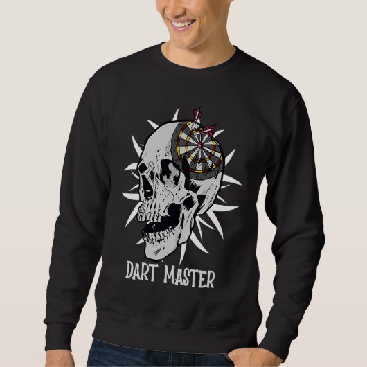 Sweatshirt Dart Master Dart Games Throw Dart Darts (Devant)