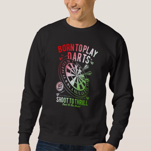 Sweatshirt Dart Weekend Darts Dragon Darts Player (Devant)