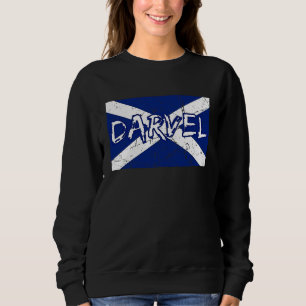 Sweatshirt Darvel Ayrshire Écosse Royaume-Uni drapeau écossai
