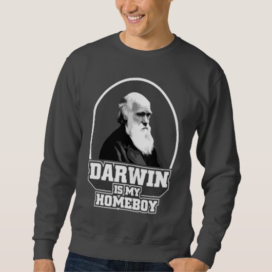 Sweatshirt Darwin est mon Homeboy (Devant)