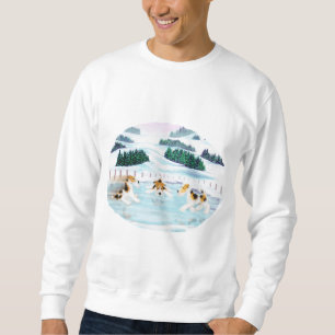 Sweatshirt Date de patinage Terrier Fox Wire