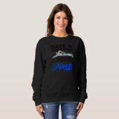 Sweatshirt Date Un Athlète Nautique (Devant entier)