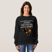 Sweatshirt Daughters want a Donkey (Devant entier)