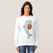 Sweatshirt Dauphin au Basketball Sports (Devant entier)