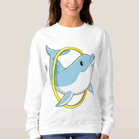 Sweatshirt Dauphin avec anneau (Devant)