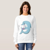 Sweatshirt Dauphin avec Perle (Devant entier)