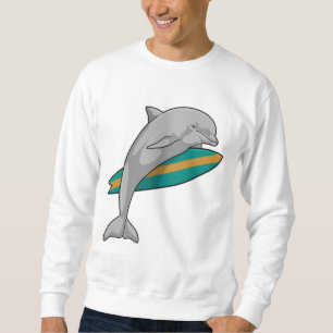 Sweatshirt Dauphin en surfeur avec Surfer