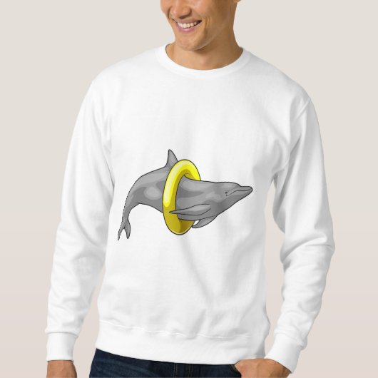 Sweatshirt Dauphin natation Lifebuoy (Devant)