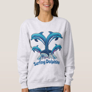 Sweatshirt Dauphins du surf